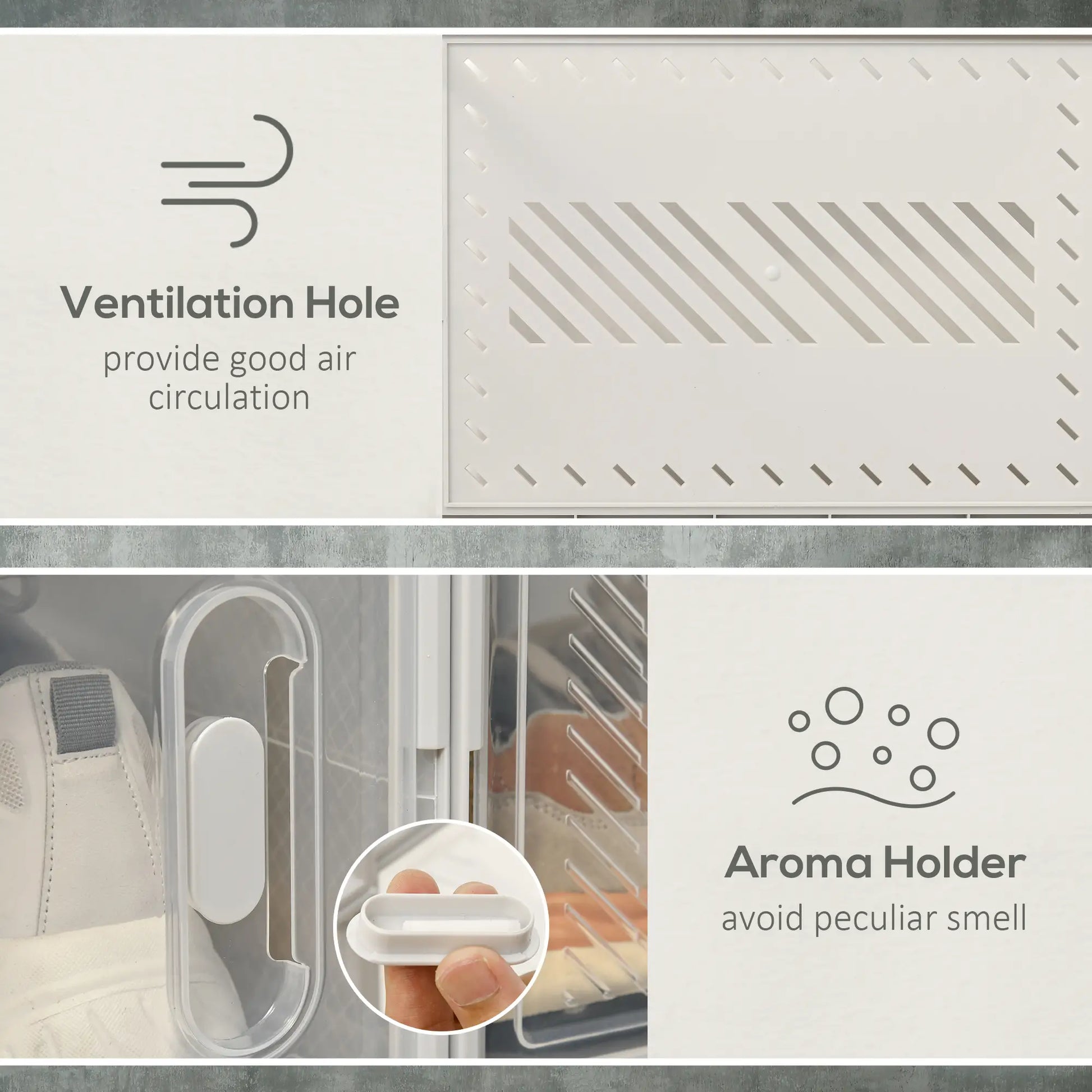 18 Pack Shoe Storage Boxes, Clear Plastic Stackable Organizers Shoe Storage Cabinets & Racks at Gallery Canada