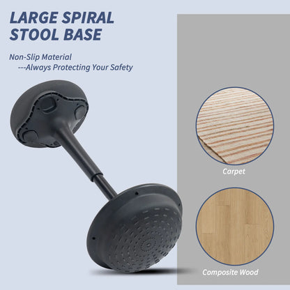 Swivel Standing Desk Chair, Backless Wobble Stool, Adjustable Ergonomic Stool Office Chairs at Gallery Canada