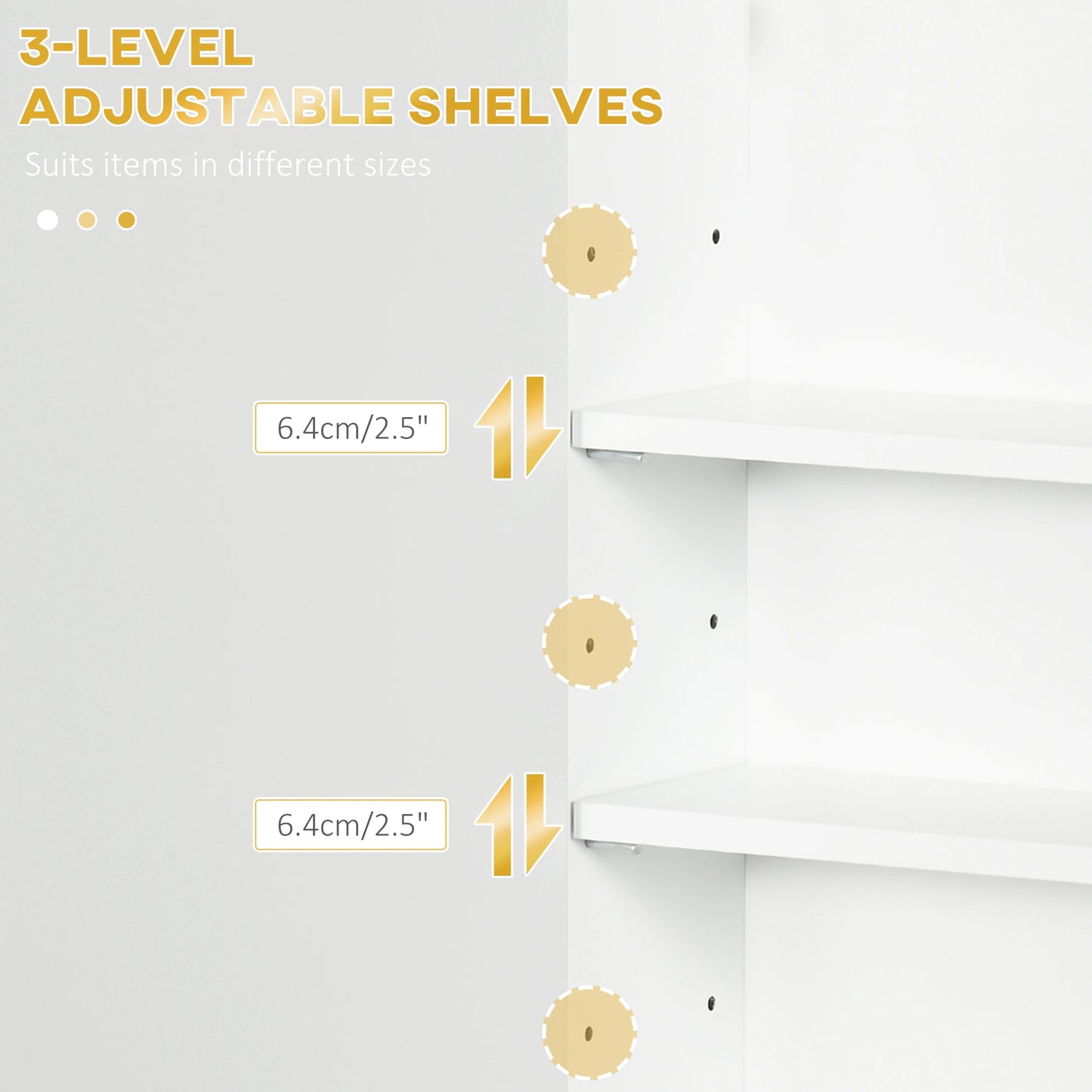 Modern Bathroom Medicine Cabinet, Adjustable Shelves, Single Door Bathroom Cabinets at Gallery Canada