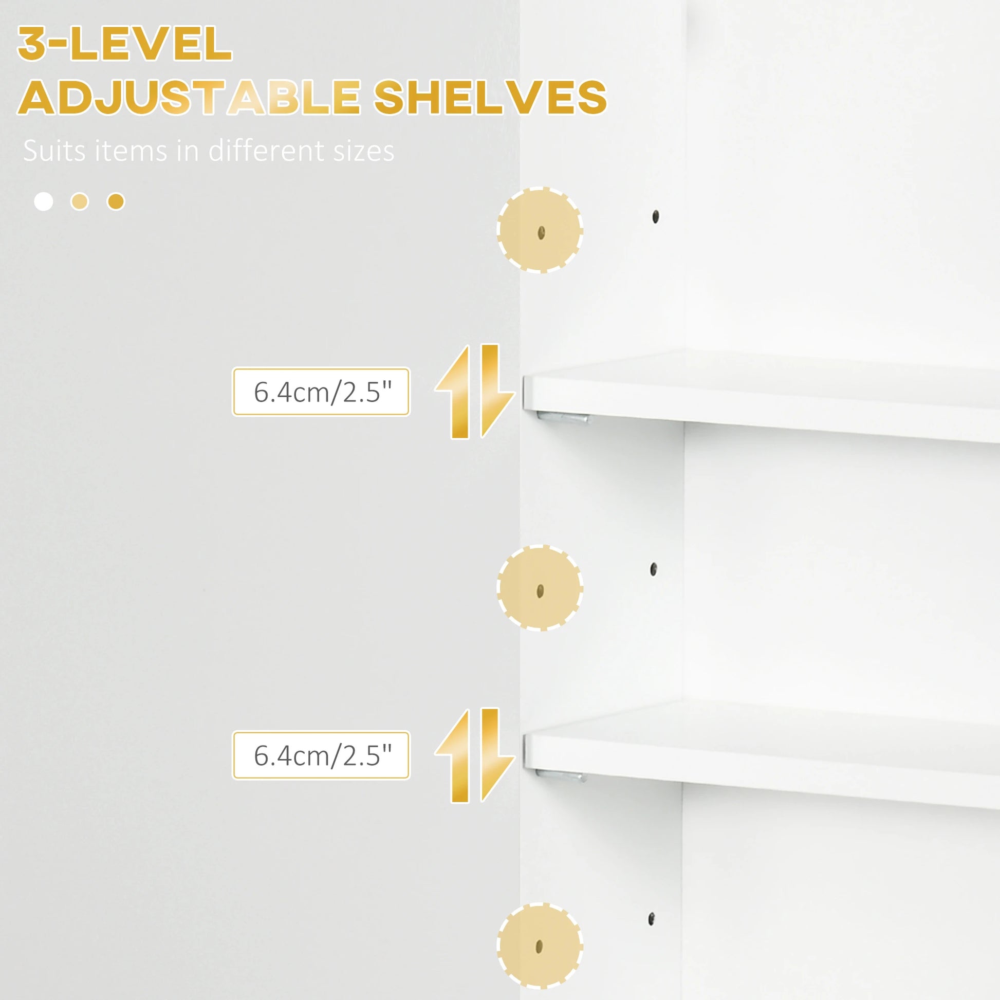 Modern Bathroom Medicine Cabinet, Adjustable Shelves, Single Door Bathroom Cabinets at Gallery Canada