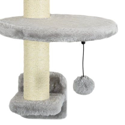 3PCs Cat Shelves with Hammock, Scratching Posts, Platforms, Grey at Gallery Canada