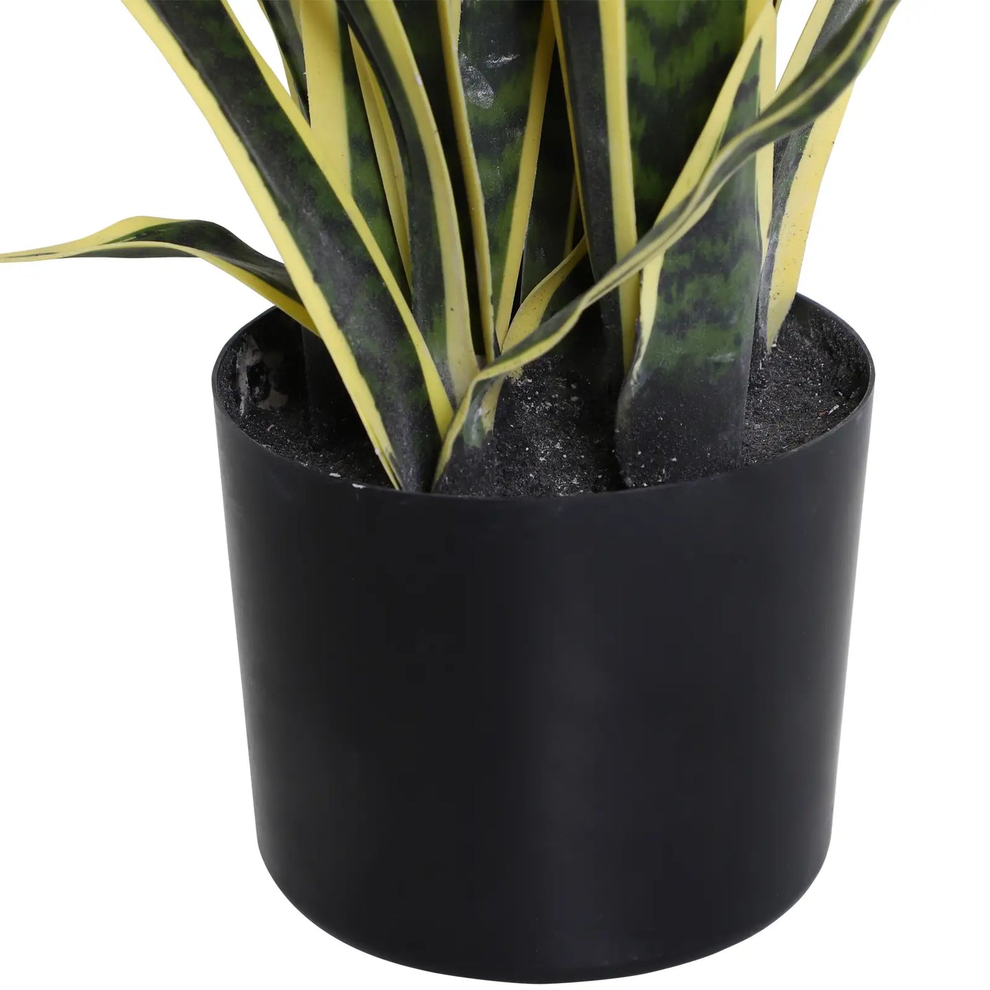 30" Artificial Snake Plant, 21 Leaves In Pot, Green Artificial Trees at Gallery Canada