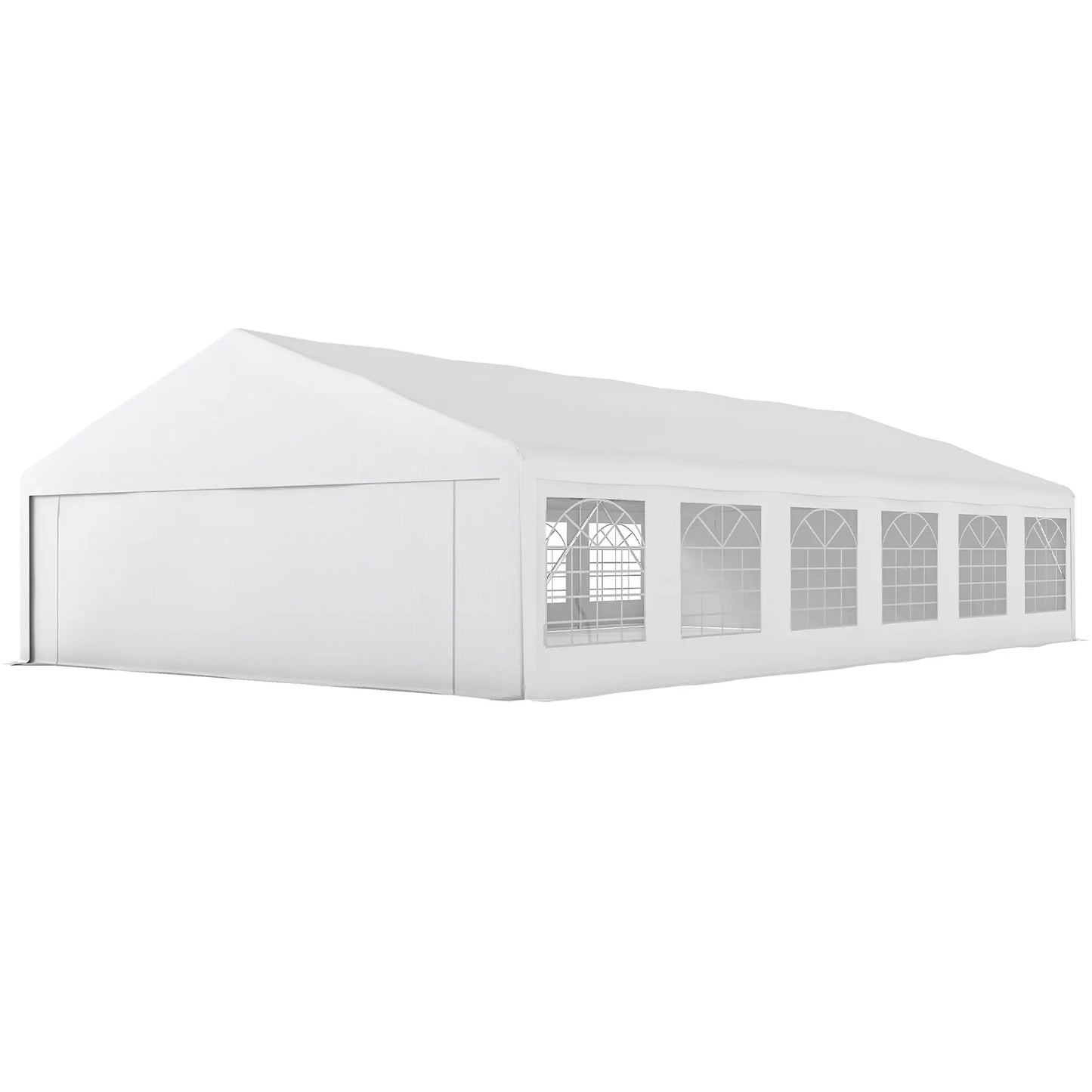 23' x 39' Party Tent, Heavy Duty Outdoor Canopy Shelter, White Canopy Tents White at Gallery Canada