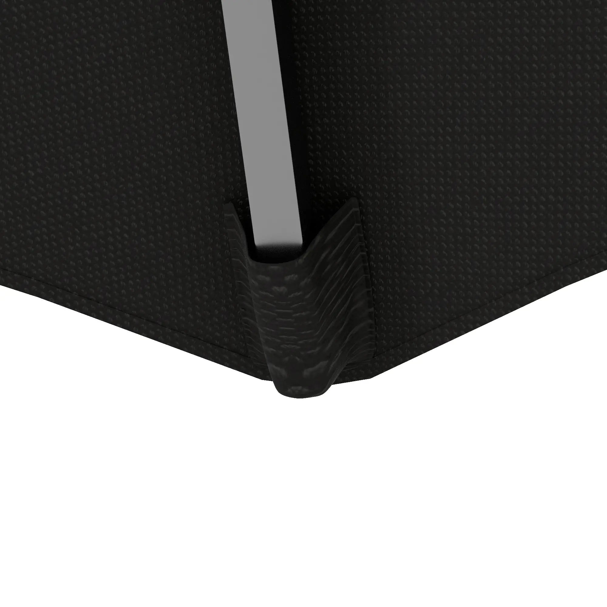 9FT 3-Tier Patio Umbrella, Crank Push Button Tilt, Black Sun Umbrellas at Gallery Canada