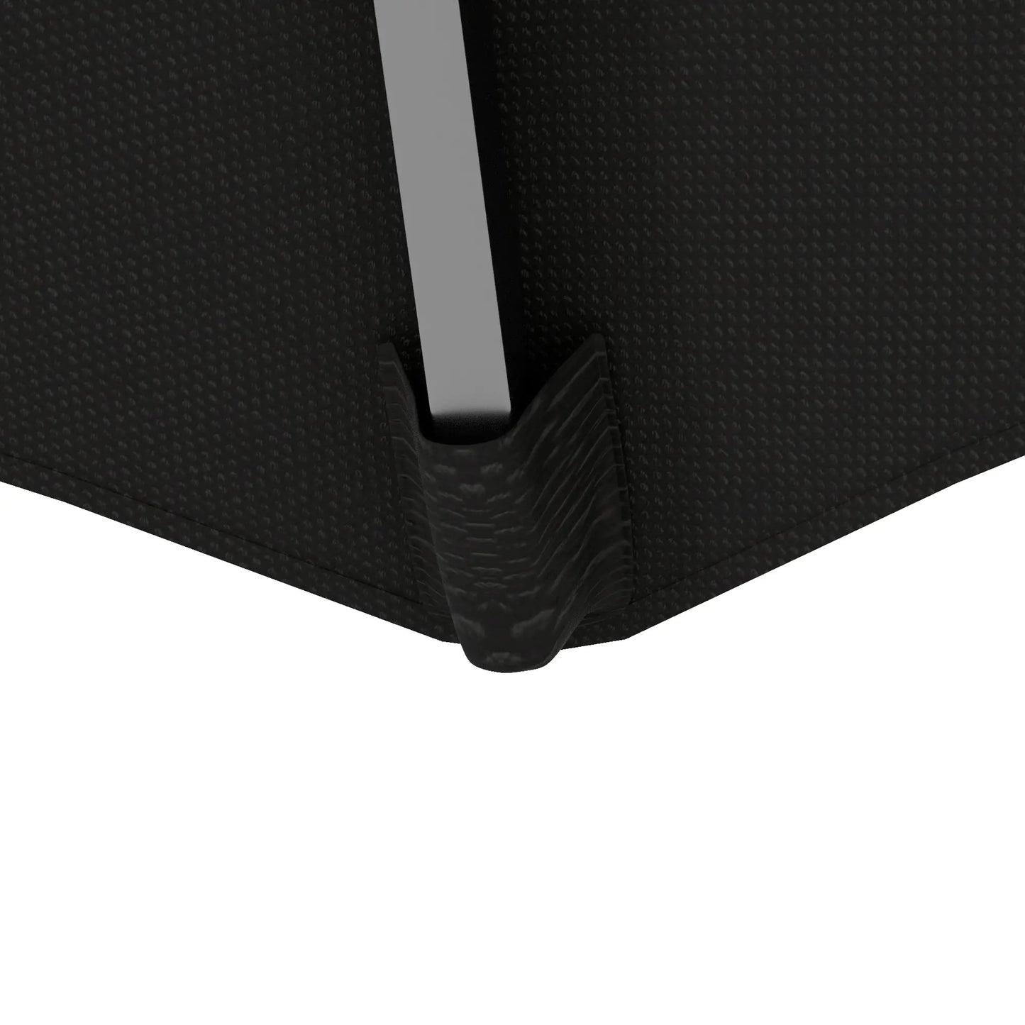 9FT 3-Tier Patio Umbrella, Crank Push Button Tilt, Black Sun Umbrellas at Gallery Canada