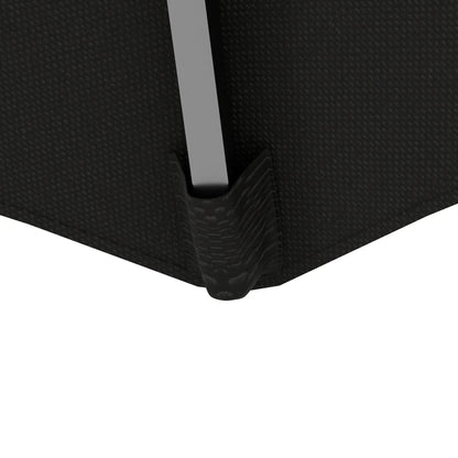 9FT 3-Tier Patio Umbrella, Crank Push Button Tilt, Black Sun Umbrellas at Gallery Canada