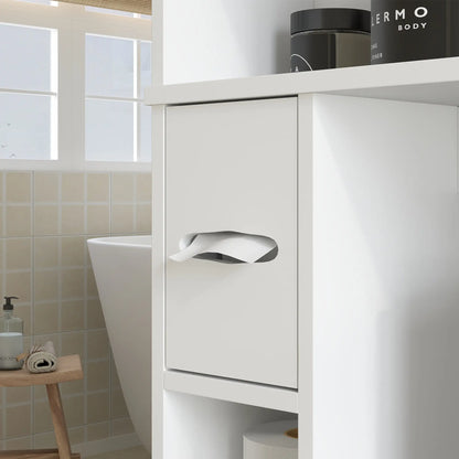 Over Toilet Storage Cabinet, 2 Doors, Toilet Paper Holder, White Bathroom Cabinets at Gallery Canada