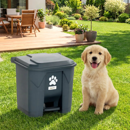 Dog Poop Outdoor Garbage Bin, 8 Gal, Black Garden Accessories at Gallery Canada