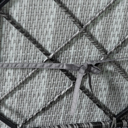 Patio Wicker Lounger, Outdoor PE Rattan Chaise Lounge, Adjustable Recliner, Grey Chaise Loungers at Gallery Canada