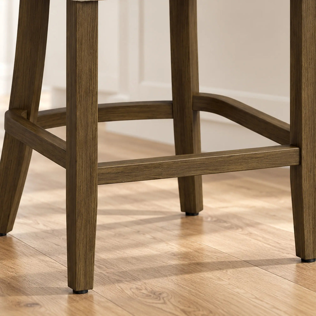 Bar Stools Set of 2, 26" Counter Height, Beige Bar Stools at Gallery Canada