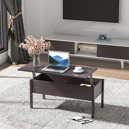 39" Lift Top Coffee Table, Hidden Storage, Living Room Center Table Coffee Tables at Gallery Canada