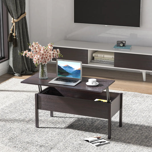 39" Lift Top Coffee Table, Hidden Storage, Living Room Center Table Coffee Tables Coffee at Gallery Canada