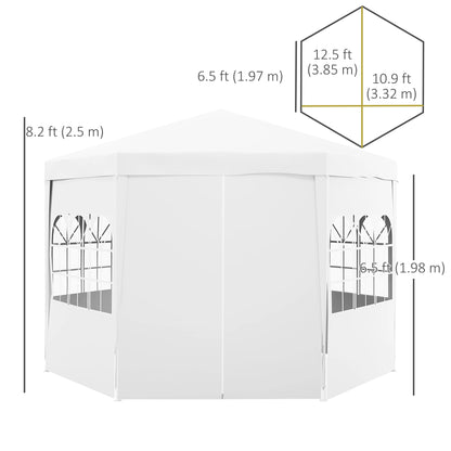 13 ft Waterproof Party Tent, 6 Removable Side Walls, Outdoor Canopy Canopy Tents at Gallery Canada