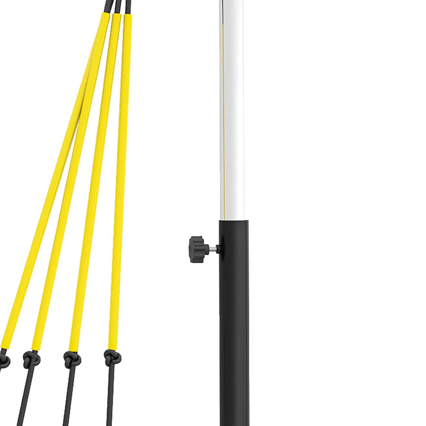 Baseball Hitting Trainer, 32.7"-43.3" Adjustable, with Bands & Bag