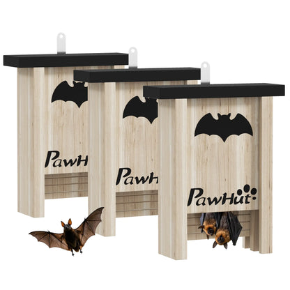 Wooden Bat Boxes, 18 x 6 x 22.5 cm, Attract Bats, Easy Hang Houses & Habitats at Gallery Canada