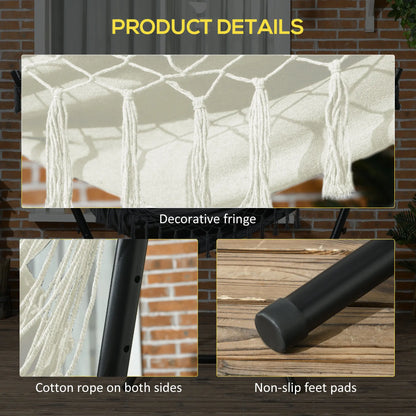 Patio Hammock Chair With Stand, Outdoor Swing, Cream Patio Swings with Stand at Gallery Canada