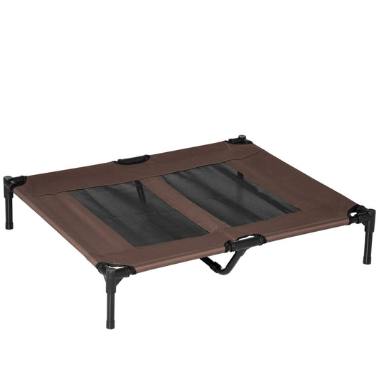 Elevated Pet Bed Portable Raised Cot with Non-Slip Feet for Outdoor &; Indoor Use, Coffee at Gallery Canada
