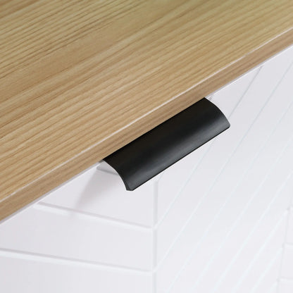 Modern Sideboard, Dining Cabinet with Adjustable Shelves, Natural Bar Cabinets at Gallery Canada