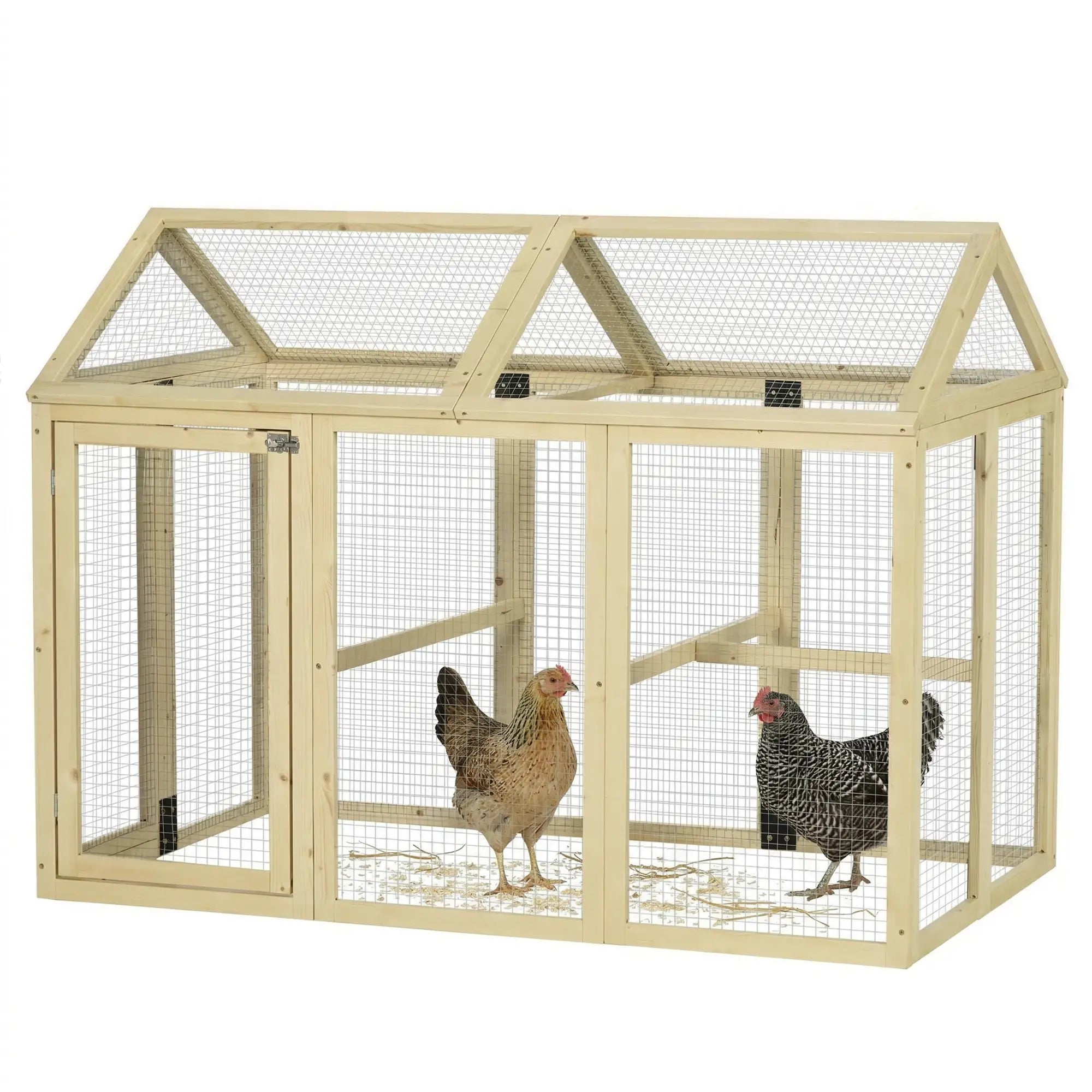 Expandable Outdoor Chicken Coop, 2 Doors, 3 Perches, 1–3 Chickens Chicken Coops at Gallery Canada