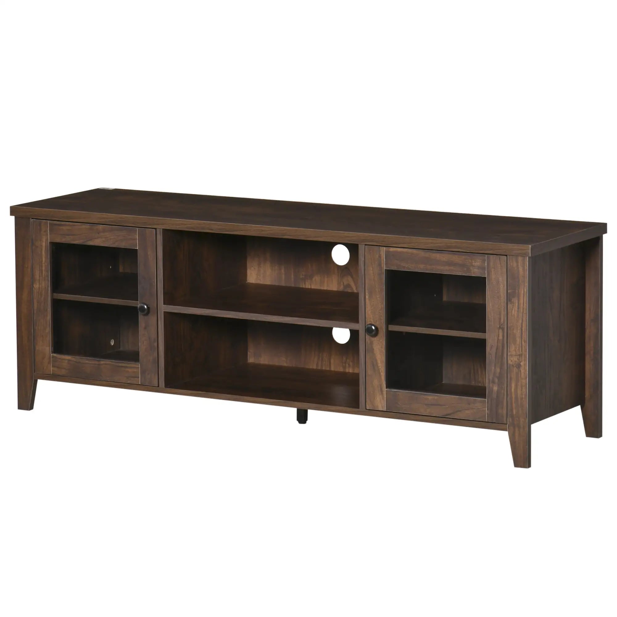 Fireplace TV Stand for 60 Inch TVs, Wood Cabinet with Storage Doors TV Stands at Gallery Canada