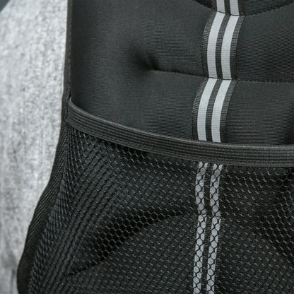 22 lbs Weighted Vest, Adjustable Straps, Pocket, Reflective Strips, Men Women