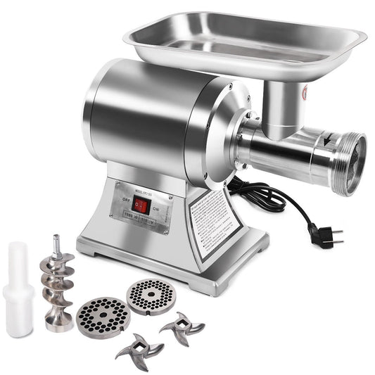 1100W Stainless Steel Heavy Duty #22 Electric Meat Grinder Food Grinders & Mills Options at Gallery Canada