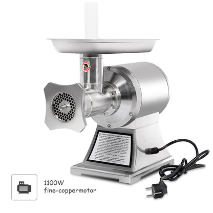 1100W Stainless Steel Heavy Duty #22 Electric Meat Grinder