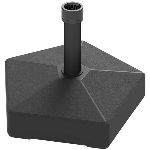 Heavy Duty Outdoor Umbrella Stand Base, Black