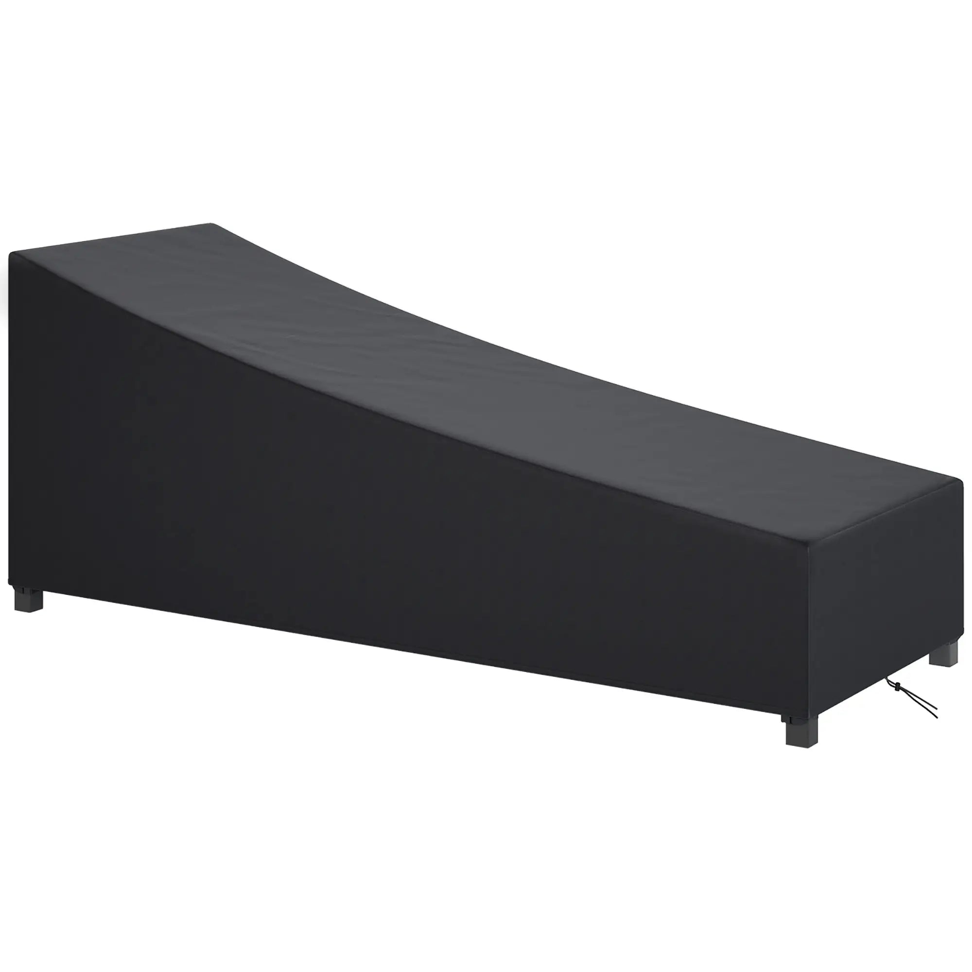 Waterproof Patio Lounge Chair Cover, 420D Outdoor, Black Patio Furniture Covers Black at Gallery Canada