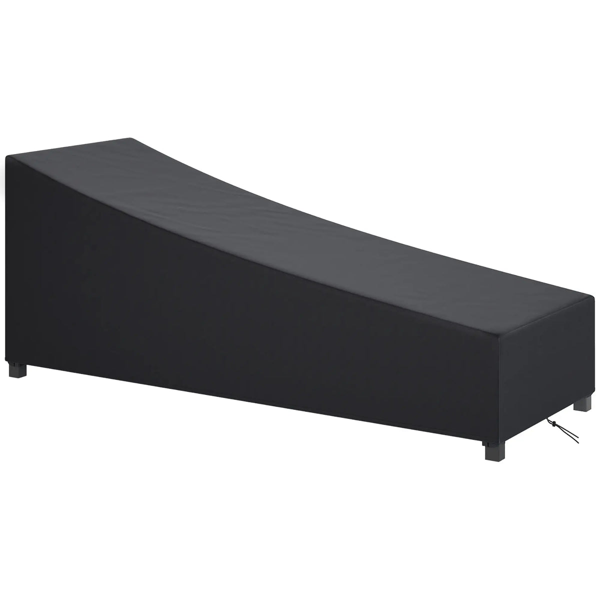 Waterproof Patio Lounge Chair Cover, 420D Outdoor, Black Patio Furniture Covers Black at Gallery Canada