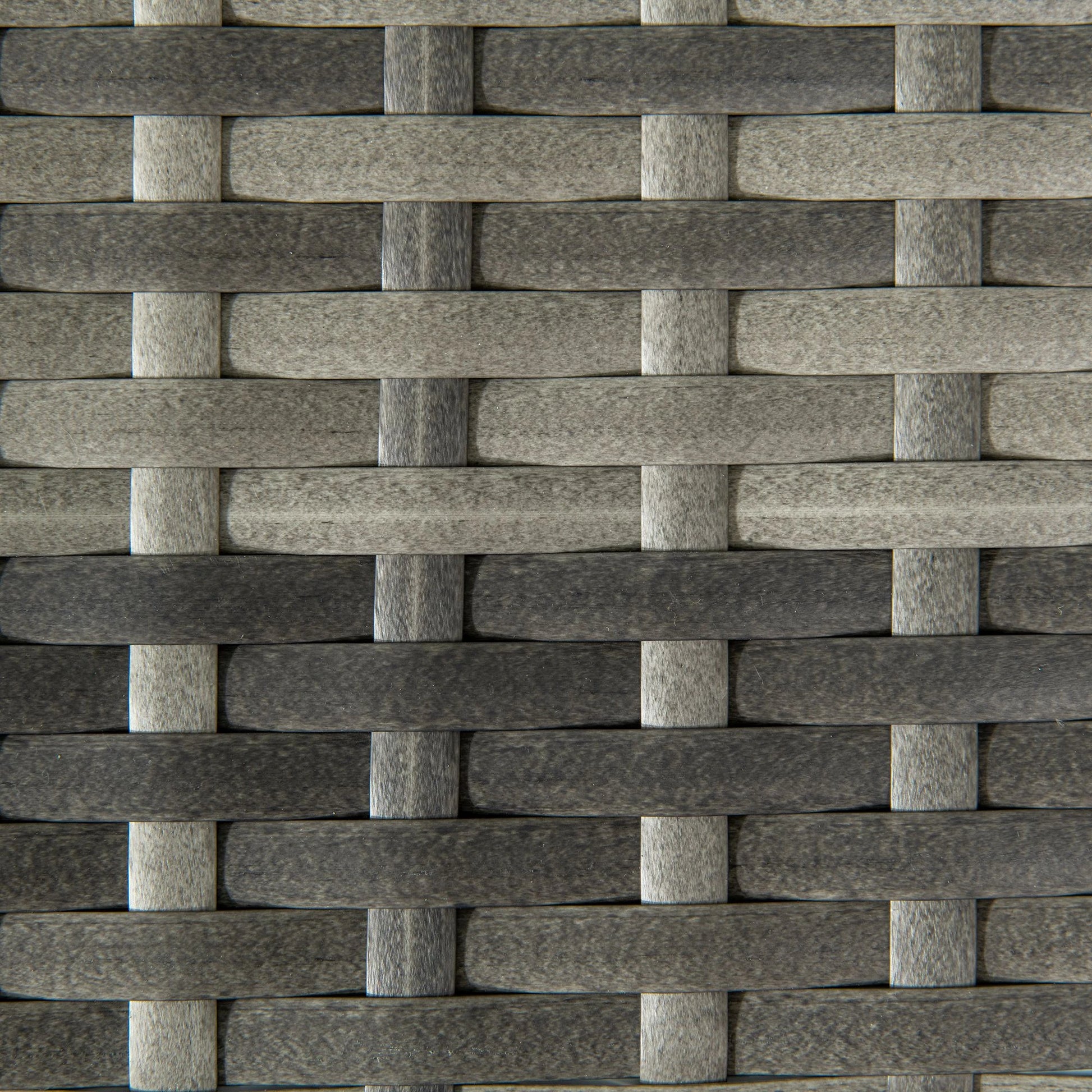 Patio Rattan End Table, Outdoor Side Table, Woven Top, Mixed Grey, Grey Patio Side Tables at Gallery Canada