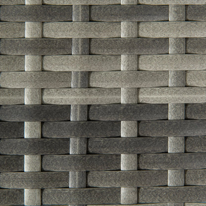 Patio Rattan End Table, Outdoor Side Table, Woven Top, Mixed Grey, Grey Patio Side Tables at Gallery Canada