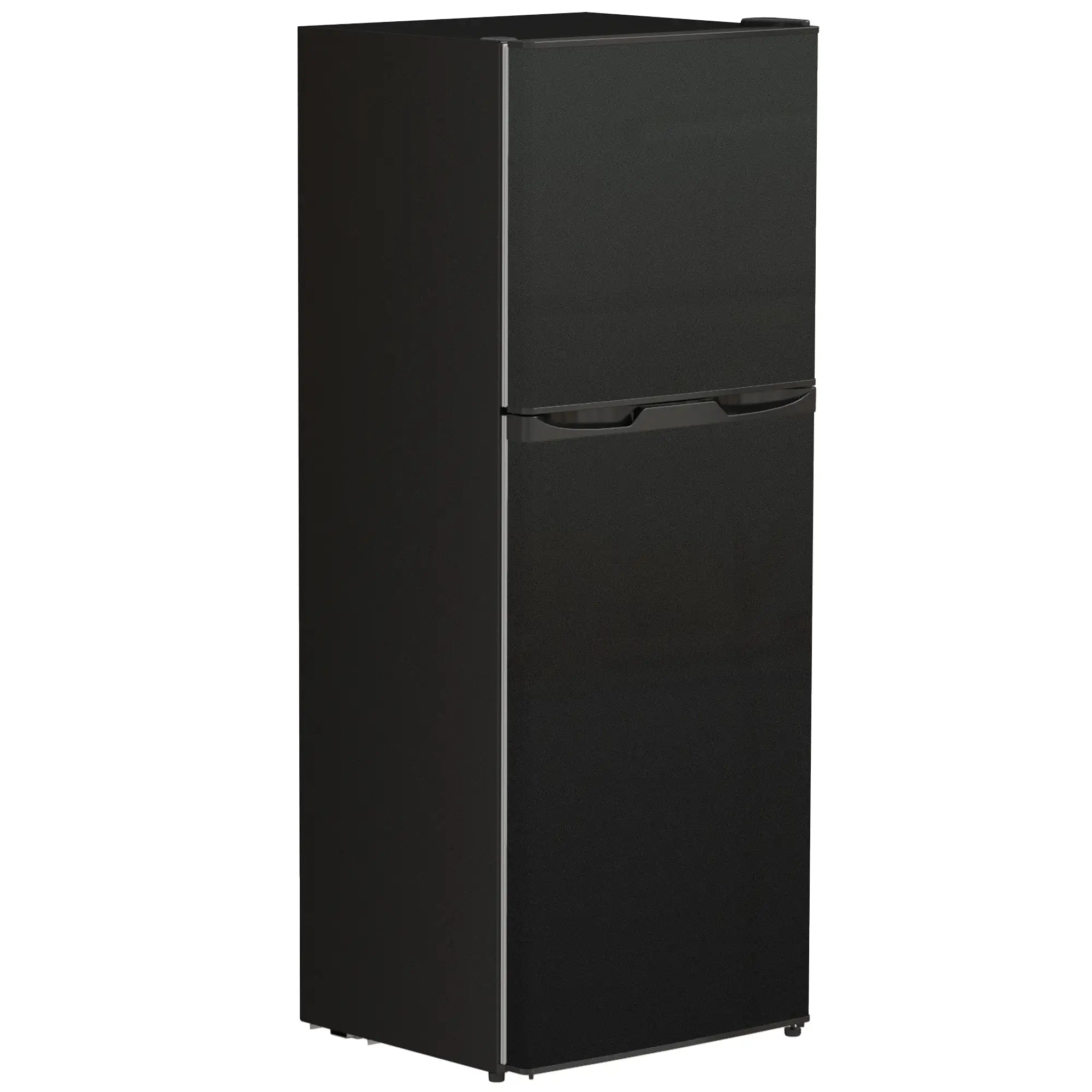 Double Door Mini Fridge, 4.6 Cu.Ft, Freezer, Thermostat, Black Small Kitchen Appliances Black at Gallery Canada