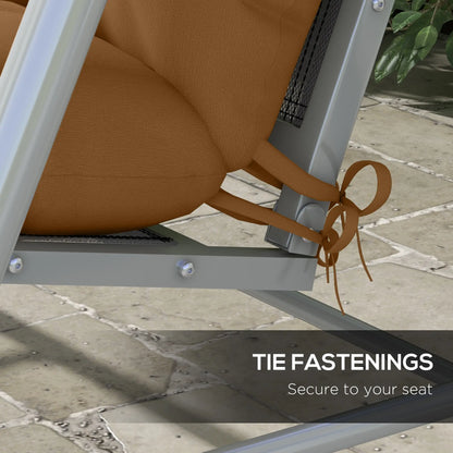 4-Piece Patio Chair Cushion Set, Back and Seat Pillows, Tan Patio Chair Cushions at Gallery Canada