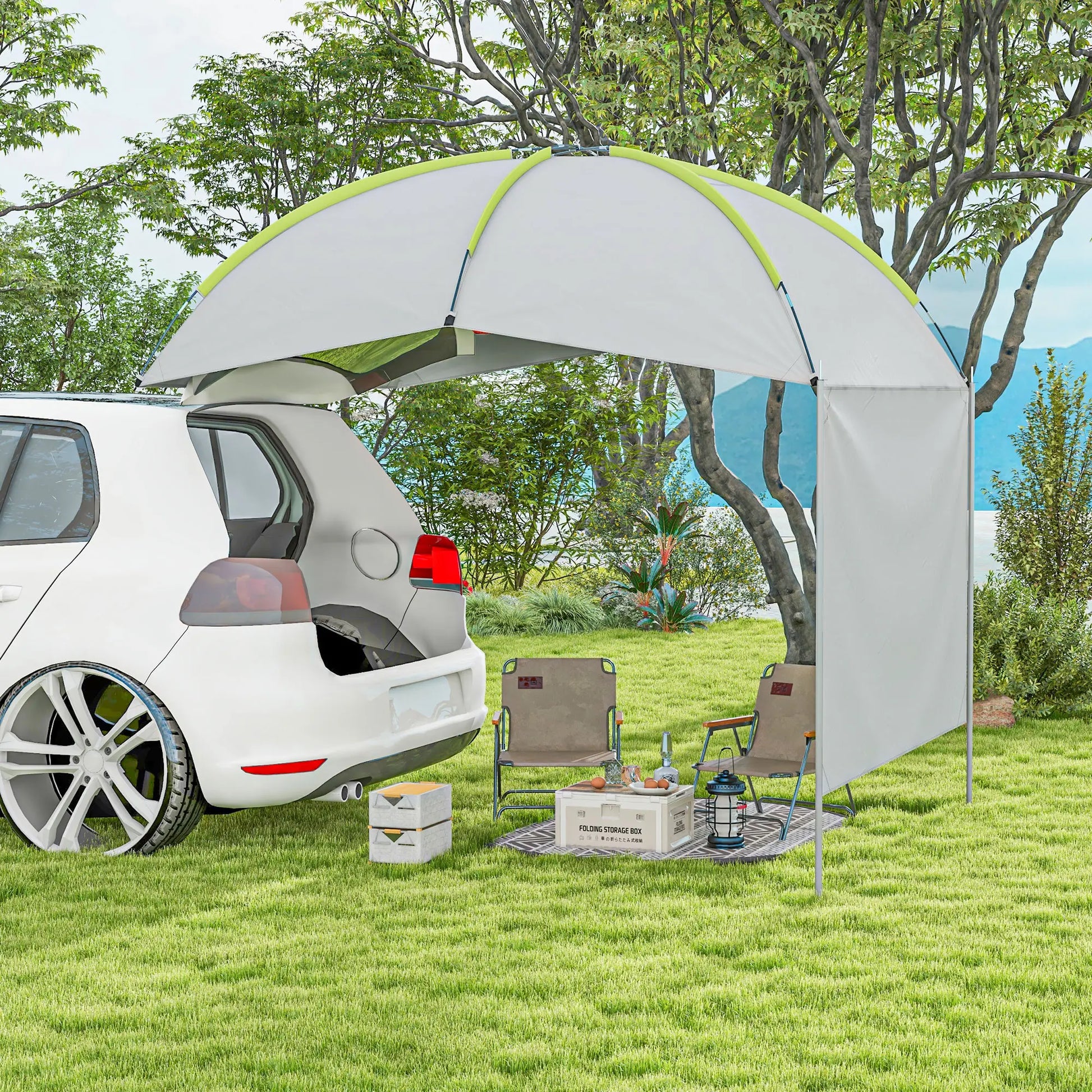 SUV Awning Tailgate Tent, Portable Car Awning with Side Wall Camping Tents at Gallery Canada