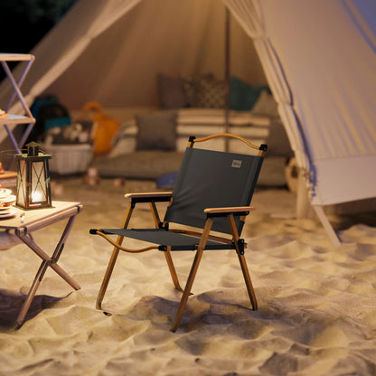 Lightweight Folding Camping Chair, Portable Armchair, Dark Grey Picnic Tables & Camping Chairs at Gallery Canada