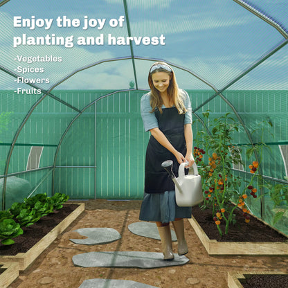 26' x 10' x 6.6' Walk in Tunnel Greenhouse, Steel Frame Walk In Greenhouses at Gallery Canada