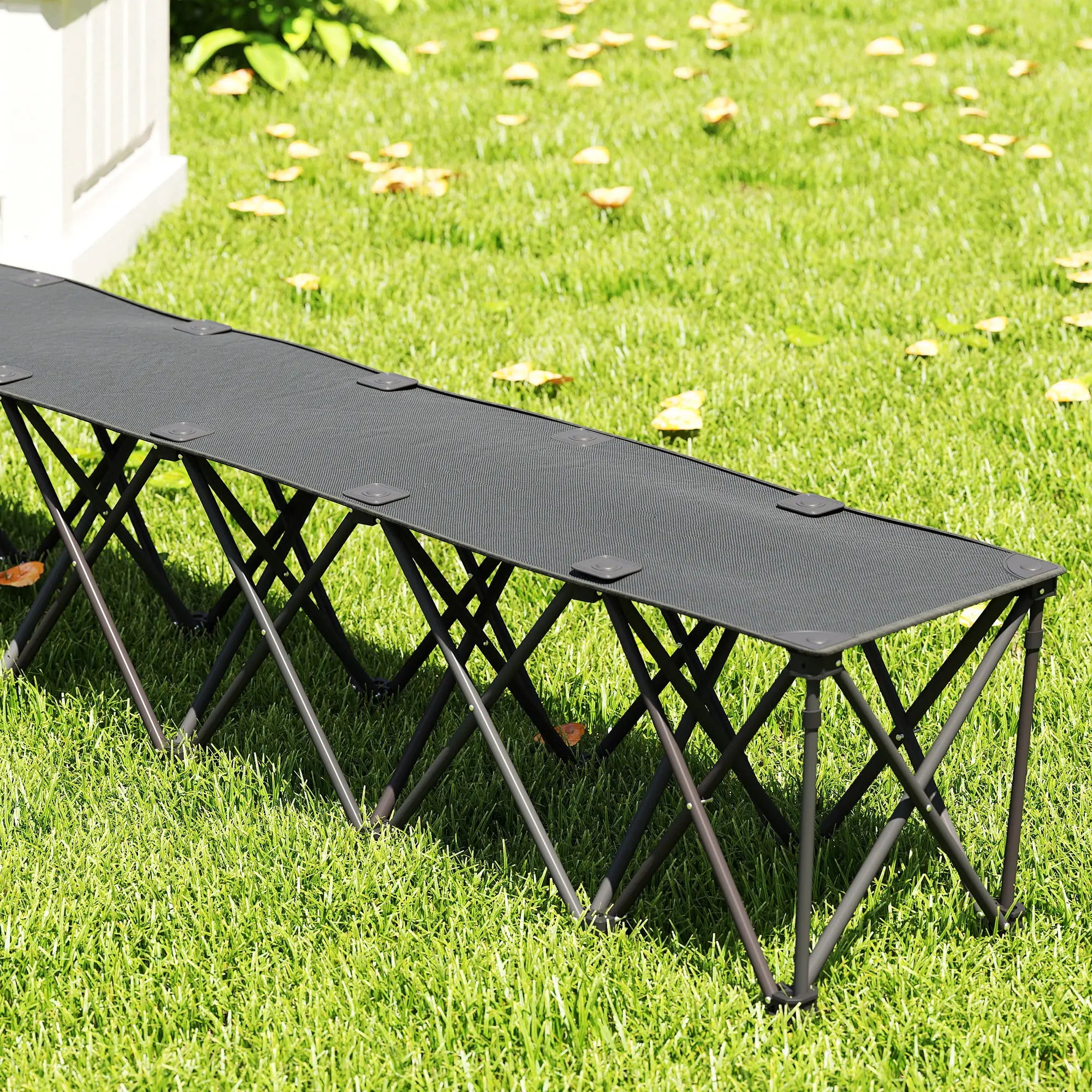 6-Seater Folding Camping Chair, Team Bench with Carry Bag Picnic Tables & Camping Chairs at Gallery Canada