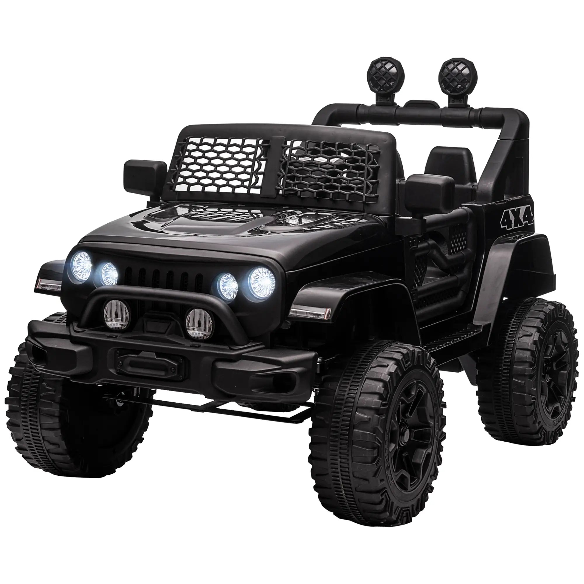 12V Kids Ride On Car, Off Road Truck Toy, Parent Remote, Black Electric Toy Cars at Gallery Canada