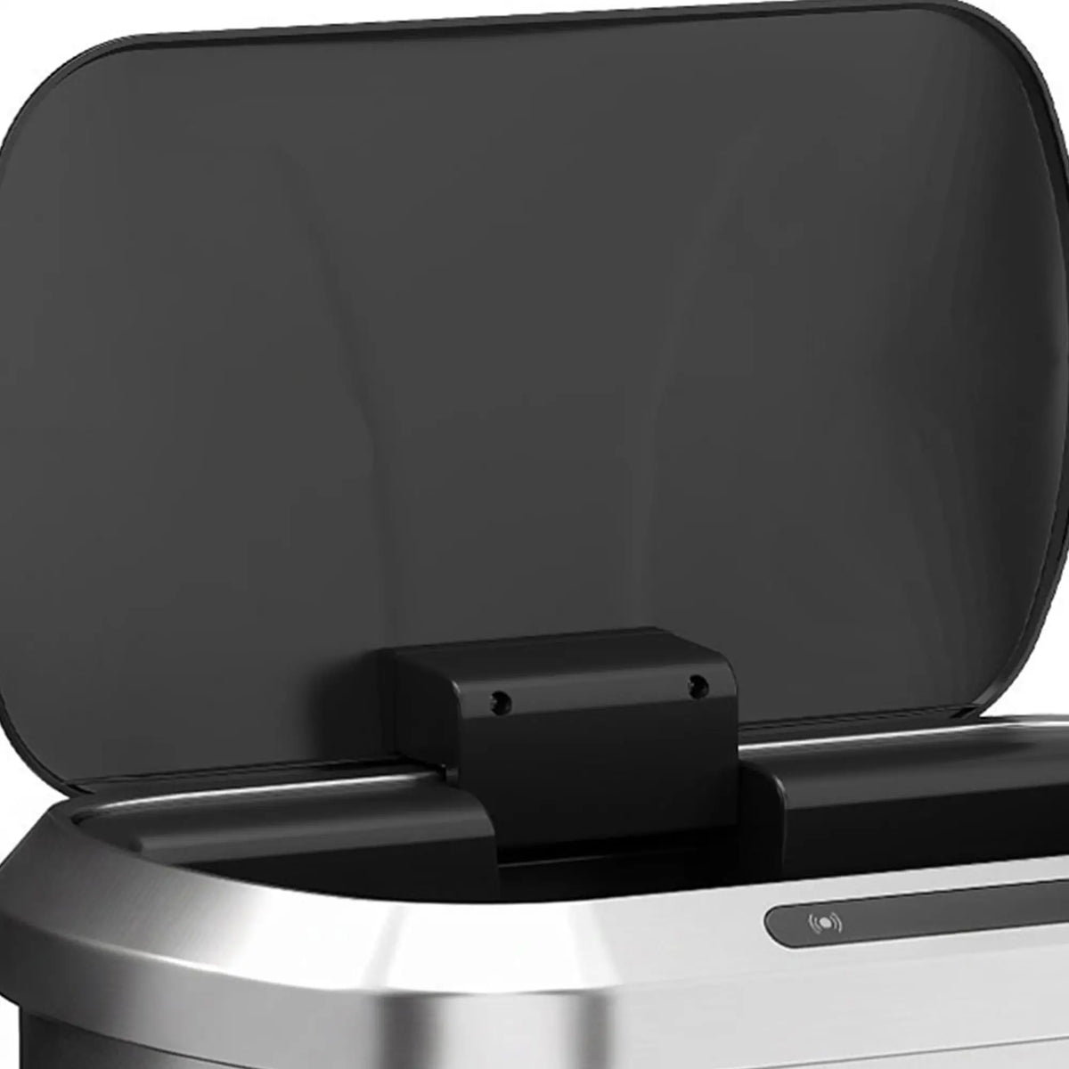Automatic Trash Can, 13.2Gal / 50L, Touchless, Soft-Close Lid, Silver
