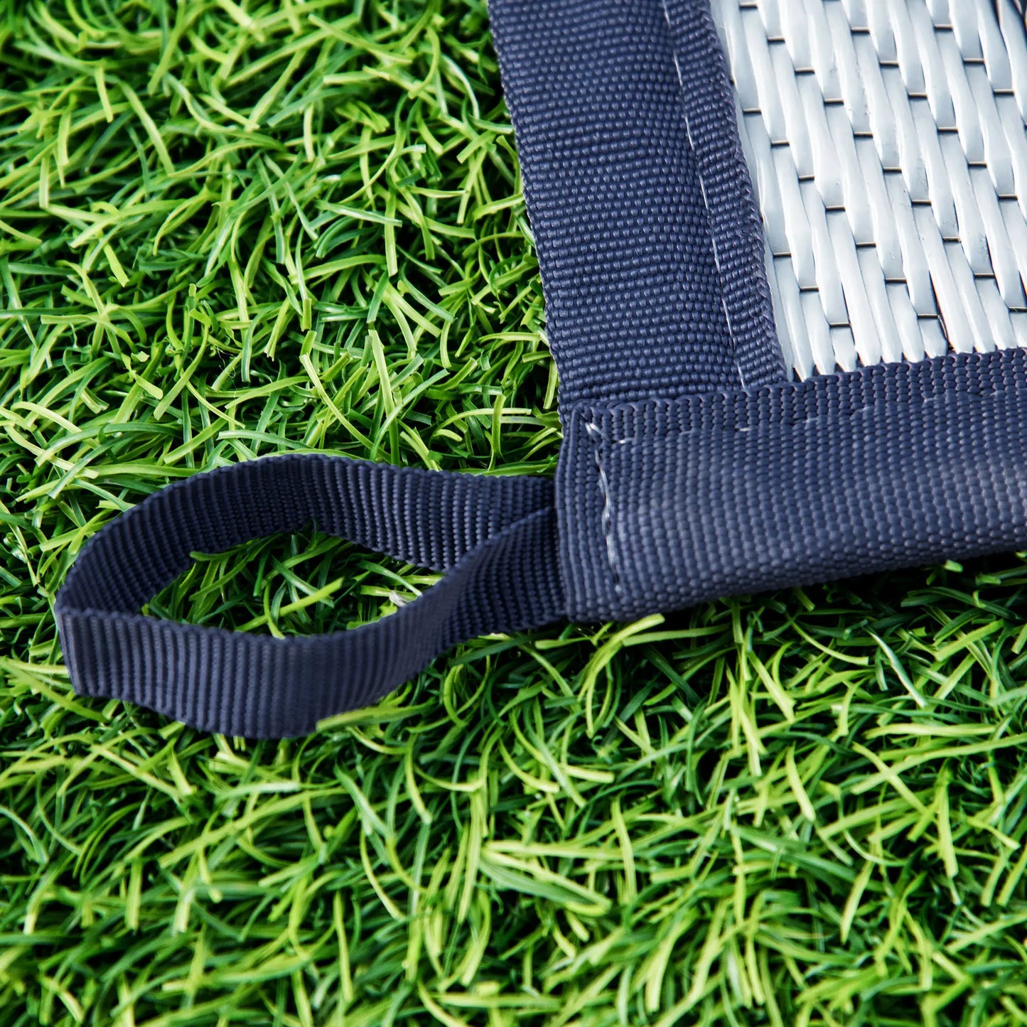 9'x12' Reversible Outdoor RV Rug, Patio Mat, Dark Blue Outdoor Reversible Rugs at Gallery Canada