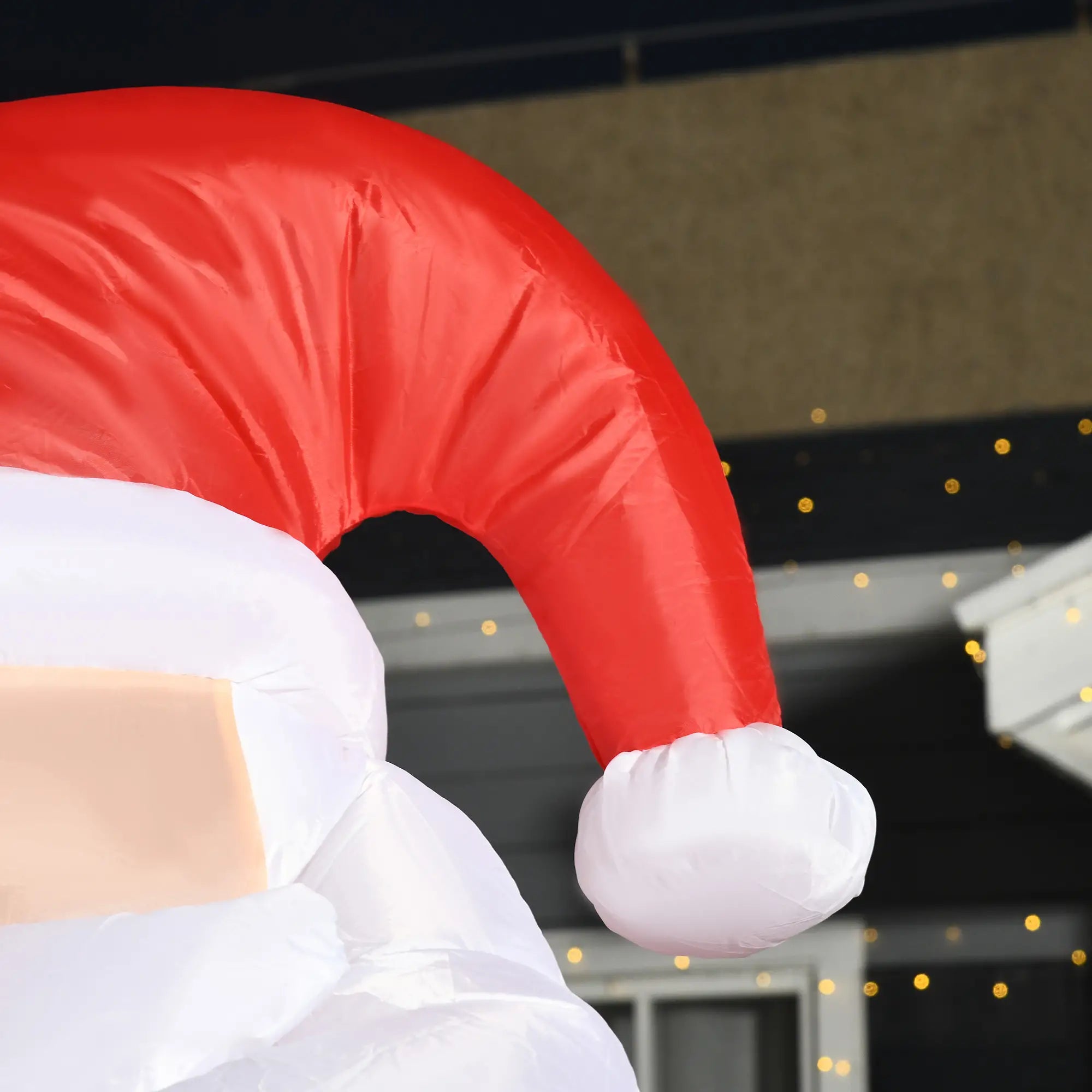 8ft Inflatable Santa Claus with Candy Cane, Outdoor LED Yard Display Christmas Inflatables at Gallery Canada