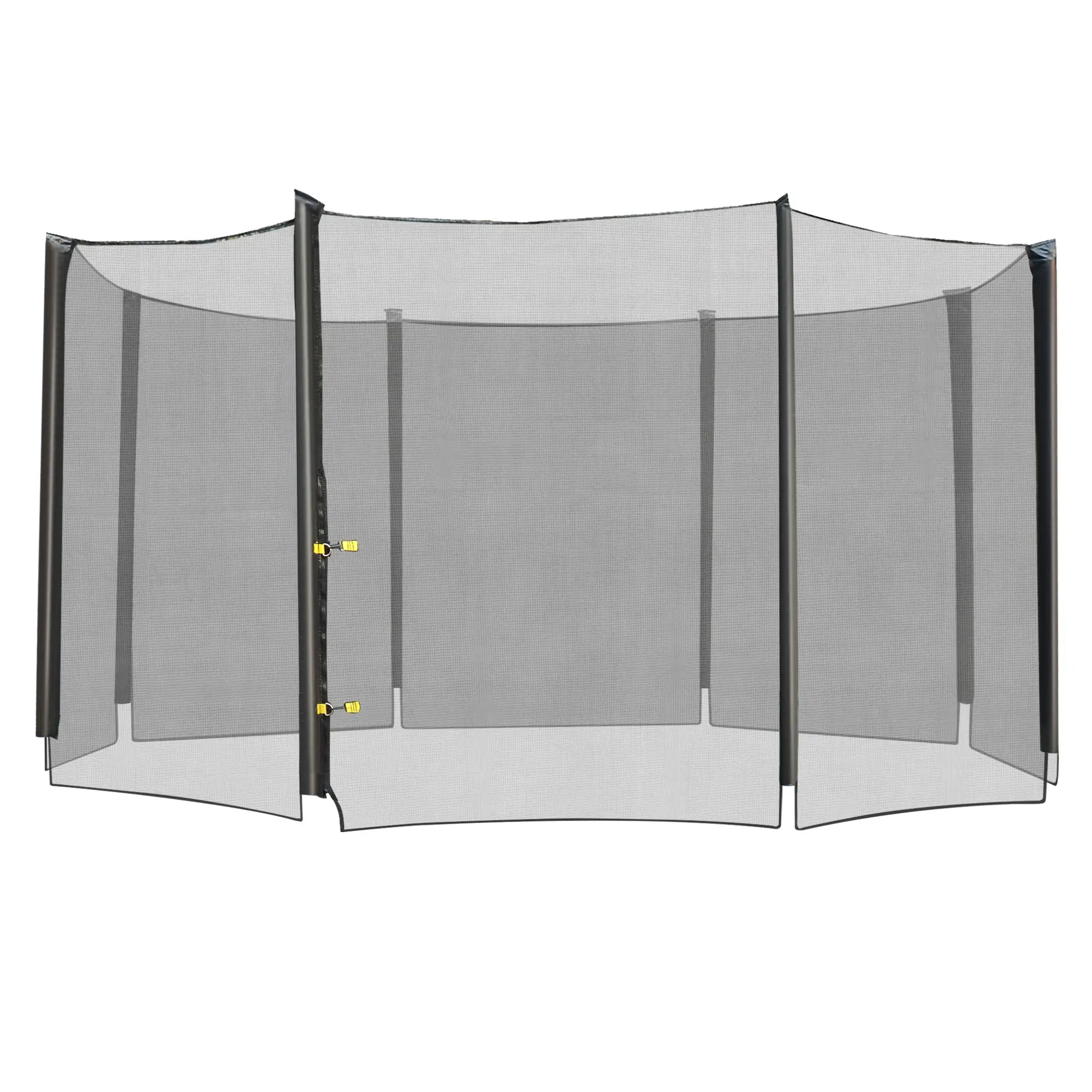 12' Round Trampoline Enclosure, Safety Net Fence Replacement Trampolines Black at Gallery Canada