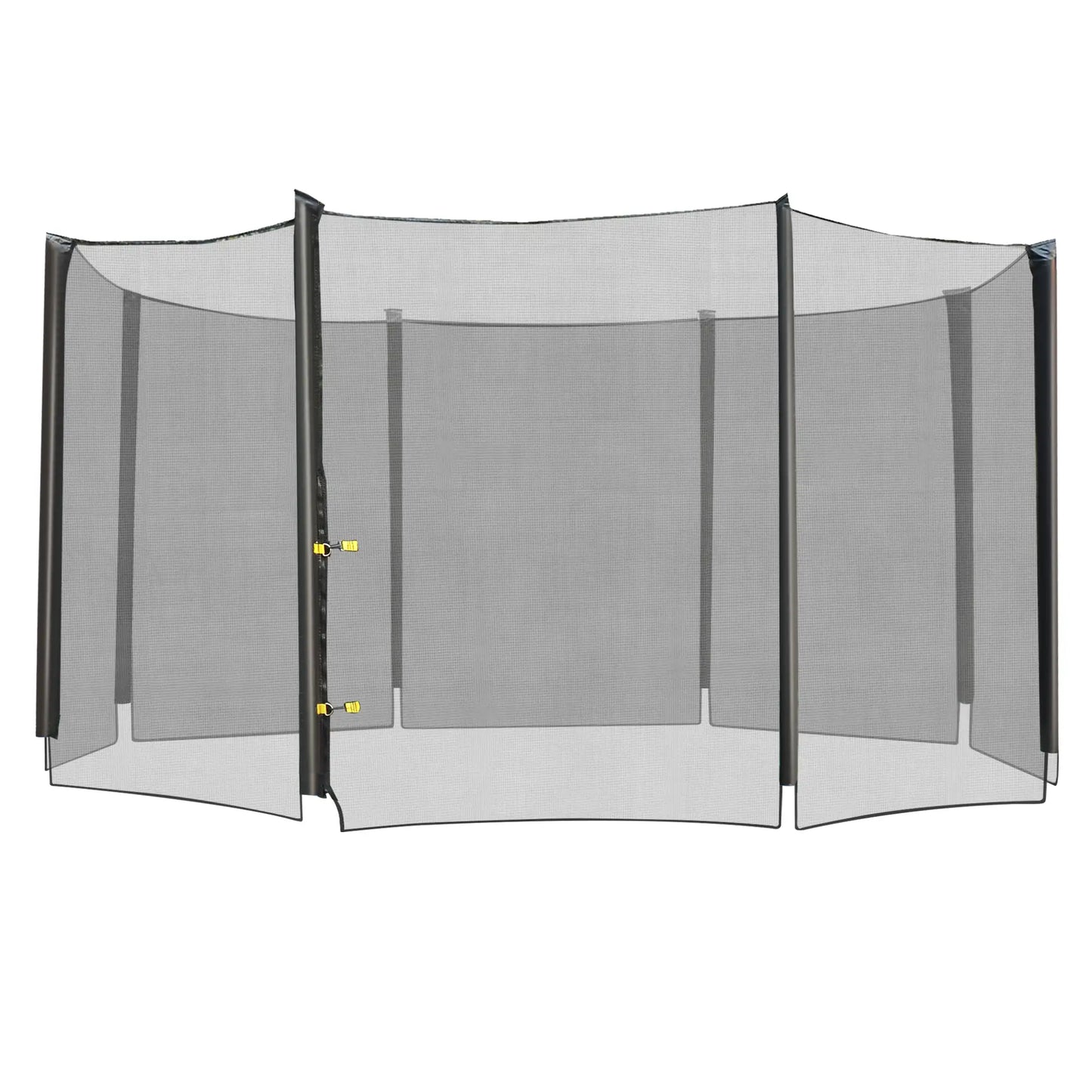 12' Round Trampoline Enclosure, Safety Net Fence Replacement Trampolines Black at Gallery Canada