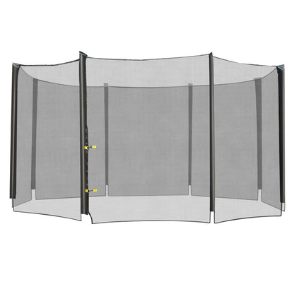 12' Round Trampoline Enclosure, Safety Net Fence Replacement Trampolines Black at Gallery Canada