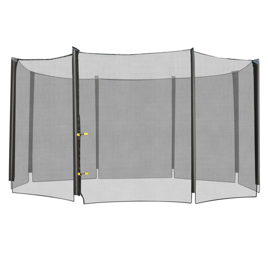 12' Round Trampoline Enclosure, Safety Net Fence Replacement Trampolines Black at Gallery Canada