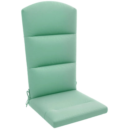 Adirondack Chair Cushion, with Back and Ties, Green Patio Chair Cushions at Gallery Canada