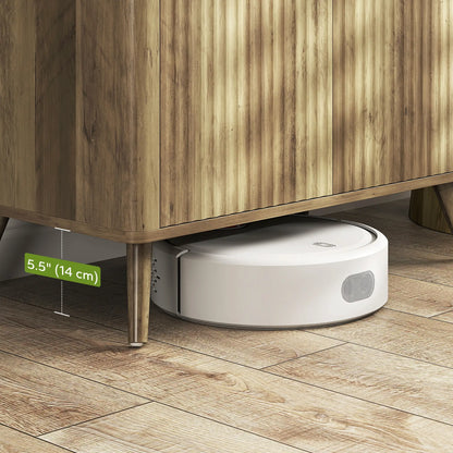 55" Buffet Cabinet, Modern Sideboard, 2 Fluted Doors, Adjustable Shelf, White Storage Cabinets at Gallery Canada