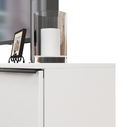 Wall Mounted TV Stand, Floating Cabinet for 70" TVs, White TV Stands at Gallery Canada