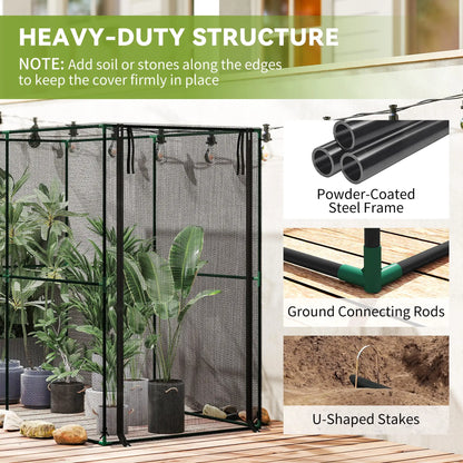 Plant Protection Cage With Zippered Door, Black Crop Cage at Gallery Canada